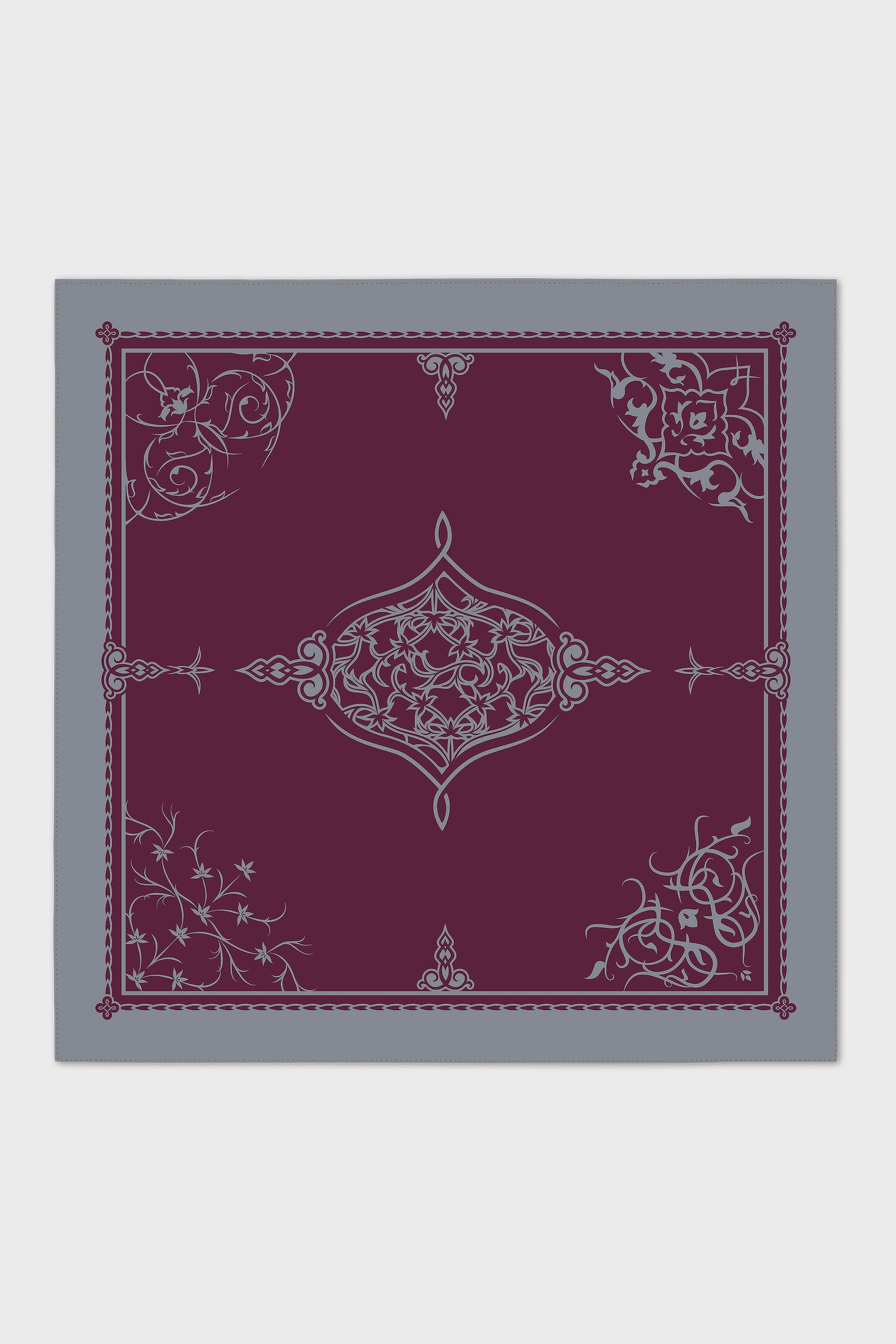 Amaranth purple foulard 43"