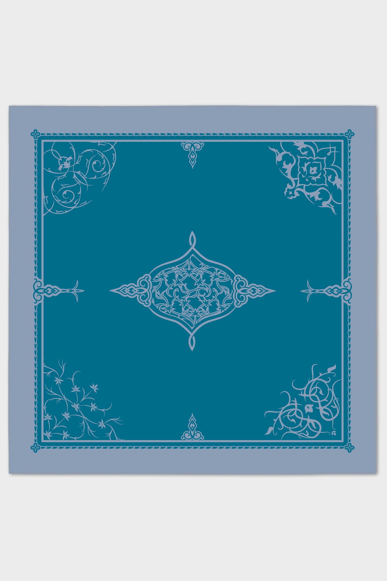 Aquamarine foulard 55″