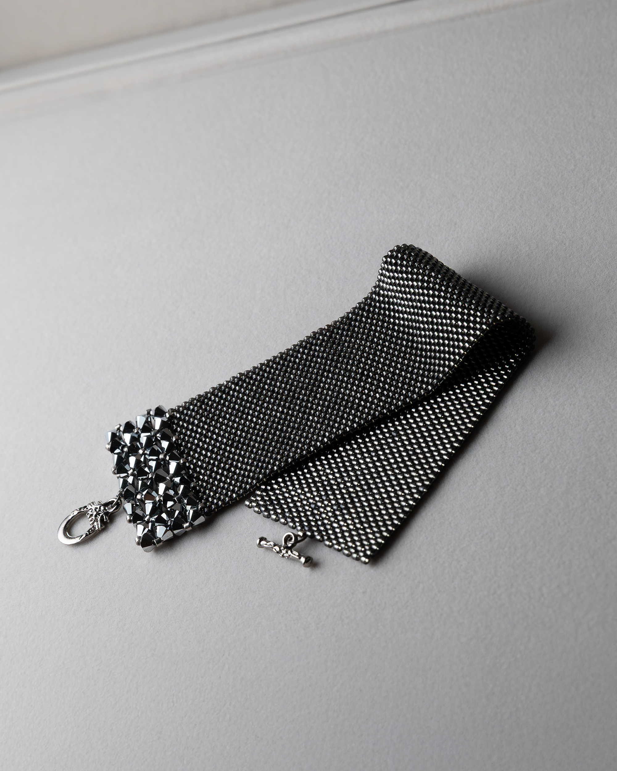 Wide beaded bracelet - RENTAL